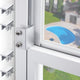 Sliding window locks - Horizontal & up/down - 4 sets silver