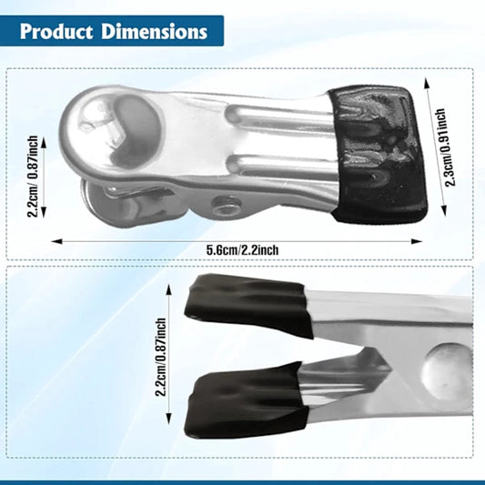 Stainless Steel Clothes Clips 40-piece – Strong, for outdoor use