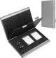 SD card holder - SD card holder - Memory card holder - Aluminum alloy hard shell - Dual layer capacity for 6 SD cards and 12 TF cards Silver color