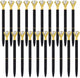 Ballpoint pen - 20 pieces - Metal casing - Black ink - Suitable for weddings, office occasions, etc. - Black