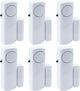 Alarm - 6-piece - Professional door/window alarm - Siren - Security Siren - Wireless anti-burglary alarm - Home burglary - Magnetically operated - Motion sensor - Window/door sensors - Practical - loud - 90dB - Safe and Rest assured