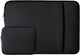 Laptop Sleeve / Pouch - 15.6 Inch - 2-Piece Extra Compartment - Laptop Sleeve with Pouch - Women's / Men's Laptop Bag - Macbook Case with Zipper - Laptop Sleeve - Laptop Case - Laptop Cover - Black - Shockproof - Scratchproof - Durable