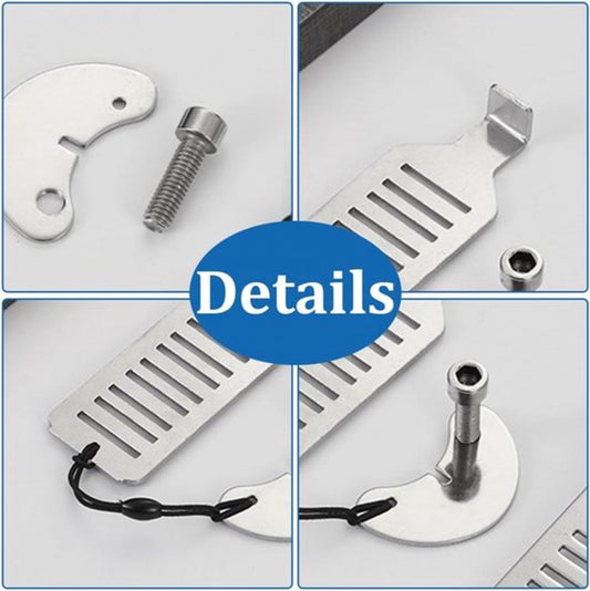 Portable Door Lock - 2 Pieces - Portable Door Lock - Portable Travel Lock - Stainless Steel - Secure - Self-Defense - Travel Lock Door - Door Stopper - Anti-Burglary - Security - Steel - Hotel - Privacy - Travel Accessory - Prevent Unauthorized Access
