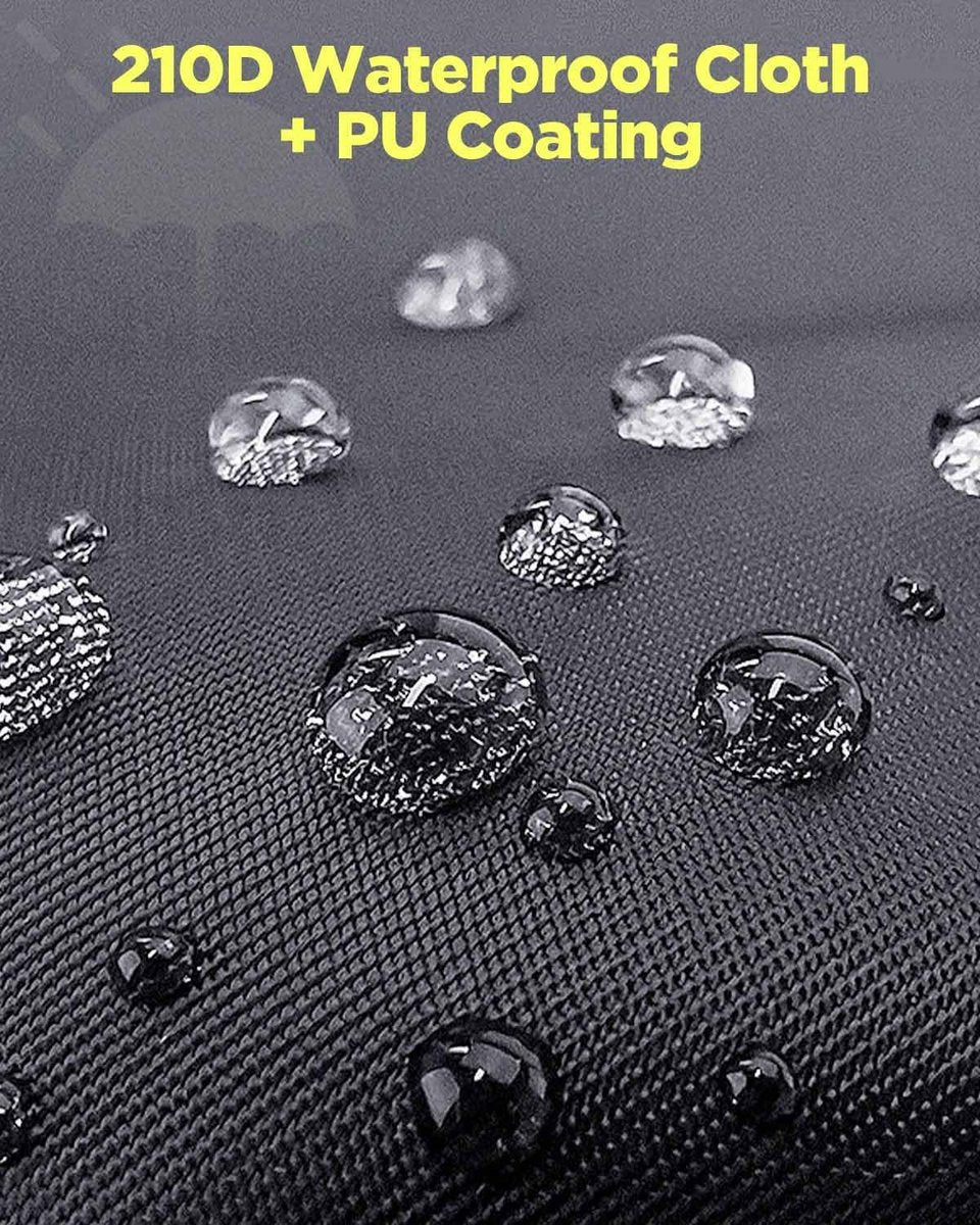 Dryer Cover - Protective Cover - Rotating Clothesline Cover Waterproof Fabric - 165x16x16 cm - Universal Dryer Cover - Heavy Duty Rotating Clothesline Cover with Zipper - Protective Weatherproof Cover for Garden Dryer and Drying Rack - Black