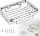 Soap Holder - 135*85*35 cm - Waterproof Stainless Steel Soap Dish - Storage Rack - Stainless Steel Metal Wall-Mounted Soap Rack - Shower Soap Basket - Soap Rack - Dish Holder - Sink Rack - With Screws - For Shower, Bathroom, Bath, Kitchen, Washbasin - Sil
