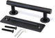 30 cm - Sliding Door Handle - Door Knob - Garage Handle - Sliding Door Knob Set - Barn Door Handles - Heavy Duty - With Screws - For Garage Door Cabinet - Black