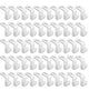 50 Pieces - Coat Hook - Hanger Connector Hooks - Coat Hook - Hanging Hooks - White - Hanger Extension Clips - Plastic - for Outfit Cascading Hanger Hooks - Space-Saving Organizer