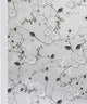 Window film - Self-adhesive window film - Easy installation - 50*200cm - Frosted glass with flowers - black, white - Self-adhesive - PVC - Self-adhesive wallpaper for decoration