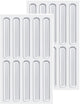 Silicone Bumper Caps - Pack of 20 - Self-Adhesive Buffers - Door Stoppers - Door Buffer - Transparent Bumper Caps - Shock Absorbers - Wall Protection - For Furniture, Doors, Drawers & Glass Tables - 63*10*2 mm