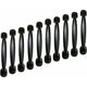 10x 96mm Black Kitchen Handles Door Handles Drawer Handles Bedroom Furniture Handles