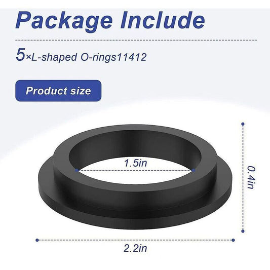 4 pcs 11412 Pool Filter Pump Washers L-ring Compatible with INTEX Sand Filter Pump Motor