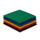 1.8 cm thick plastic interlocking floor tiles/grilles for car wash bays and car detailing shops - plastic divider mats - black (1pc)