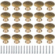 Cabinet Door Handles - Brass Door Handles - Antique Brass Handles - Cabinet Handles - 20 Items