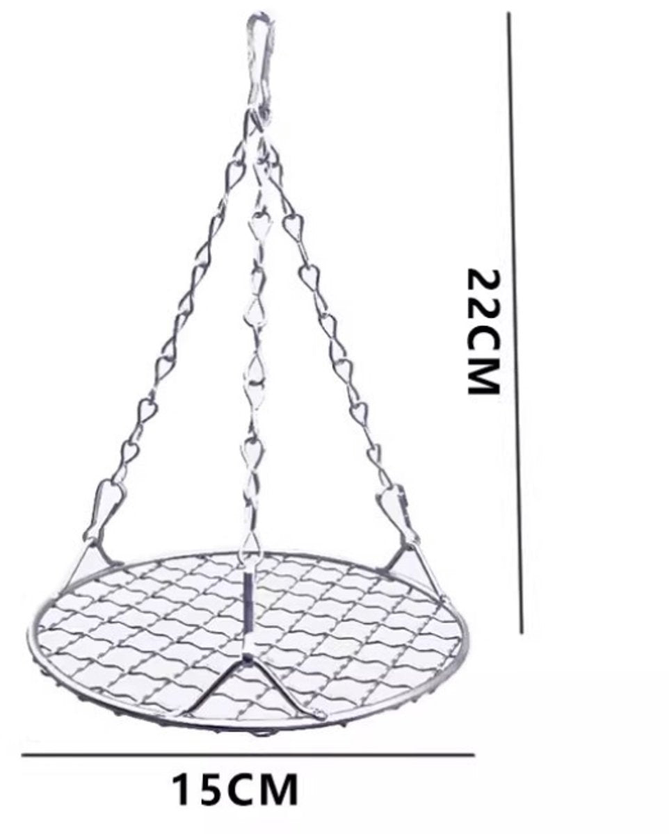 Stainless Steel Bird Toys - Small Pet Toys - Hanging Bird Cage Accessories - Suitable for Various Birds - For Balance Training of Small Parrots, Hamsters, etc.