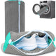 Shoe Wash Bags - 2-Pack - Reusable Shoe Cleaning Bags - Gray