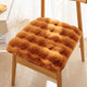 Seat cushion - Seat cushion - Living room cushion - Soft and supple chair cushion with non-slip bottom - Suitable for cars, home offices, dining rooms and kitchens (Orange, 45 x 45 cm)