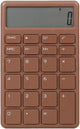 Calculator - with LCD display - Portable - Silent - Brown - 1 pack
