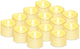 14x LED Candles - Moving Flame & Real Wax - 3D Wick - Battery Operated - For Christmas and Mood Lighting