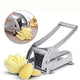 Potato Slicer - Household Manual Potato Slicer Made of Stainless Steel - Cucumber Slicer - Multifunctional French Frying Machine