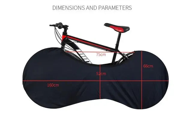Stretch Polyester Spandex Indoor Bike Cover with Dust and Moisture Protection for Home, Office and Car Storage, Galaxy Print