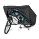 Waterproof 210D Oxford Bike Cover with PU and UV Coating, Lock Hole and Windproof Fit for Outdoor Bicycle Storage, Black, 190 x 65 x 98 cm