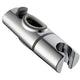 Shower Bracket, Shower Rod Slider, Replacement Bracket for Hand Shower Especially for Oval Slider Rod Height Adjustable Spray Holder on, Chrome Finish