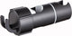 Adjustable Shower Head Holder for Slide Rail, 18-28 mm Shower Rod Fit, 360 Degree Rotation Rotatable with 2 Hooks, Chrome/Black Finish Options
