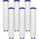 Filter Shower Head 6 PP Cotton Filters, PP Cotton Filter Element for Shower Head and Ionic Filter, for Rain Shower Head