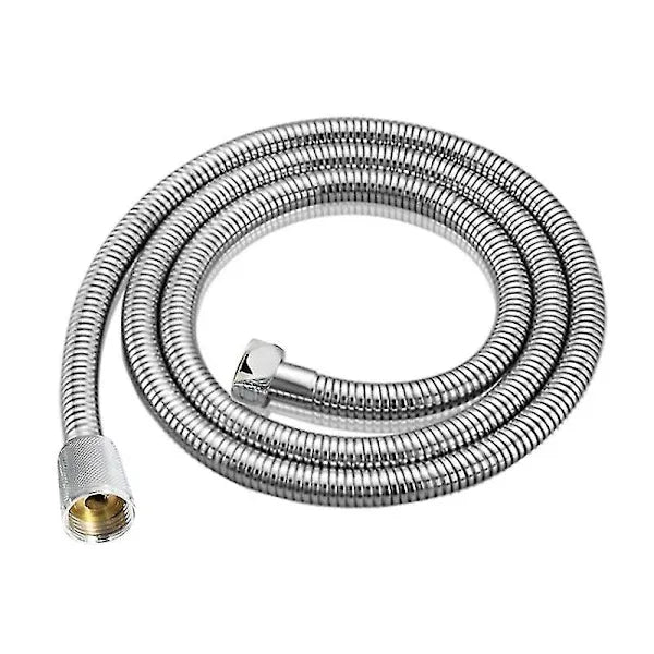 Thick Stainless Steel Shower Hose, 3 m Length, G1/2 Thread, Hand Shower Connection, leak-resistant use, Chrome Finish