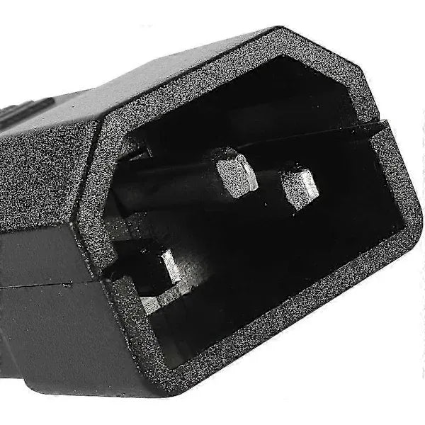 1 pair AC250V 10A IEC C14 male C13 female, 3 pin terminals Inline adapter contact power socket, Copper material