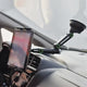Car Tablet Holder Long Arm Suction Cup Mount for Pro Air 4-13 inch for Tablet SUV Truck Windshield Window Black, Plastic material, Black Color