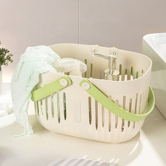 Xuniizn Plastic Shower Caddy Portable Bucket, Cleaning Shower Basket with Handle Compartments Storage Organizer for Bathroom Kitchen College Dorm Sink White#1