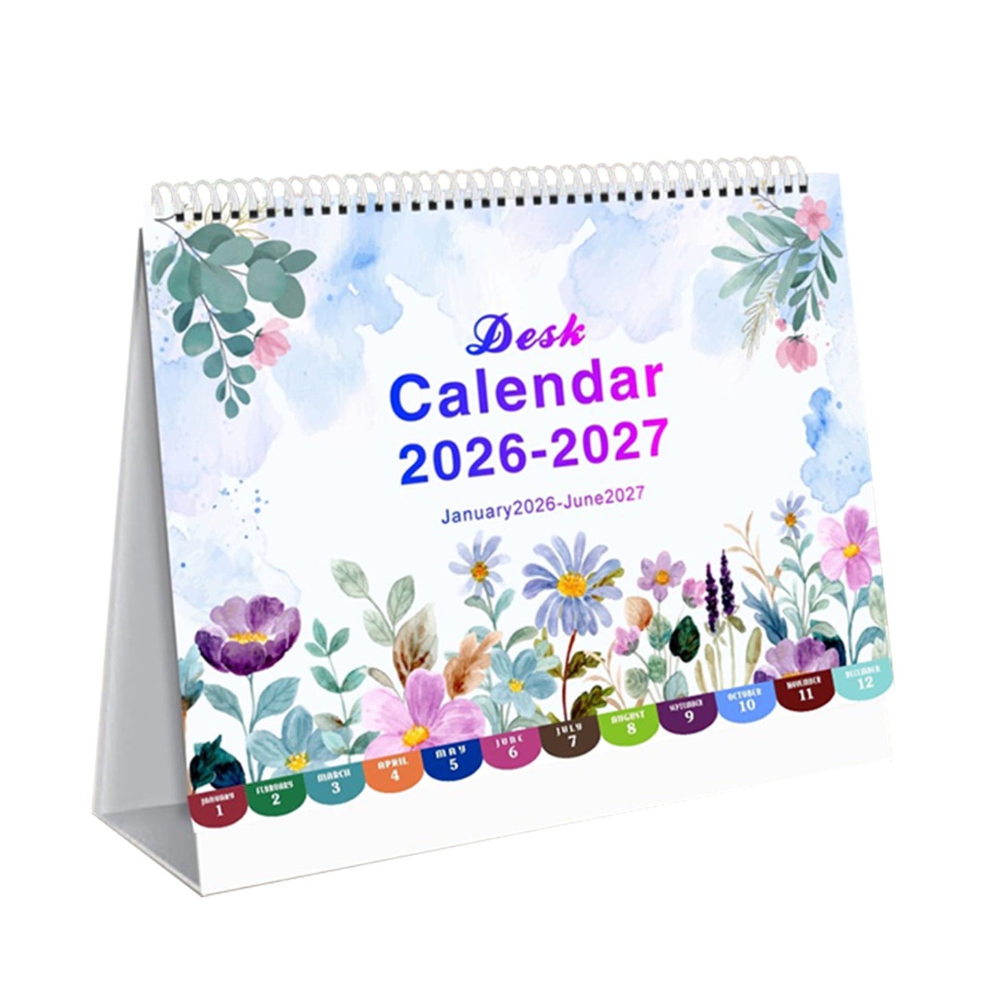 Dmlowu 2026 Desk Calendar - 8x10 inch Desk Calendar 2026-2027, 12 Months Desk Calendar Runs From January 2026 To December 2026, Exquisite Desk Calendar 2026 W