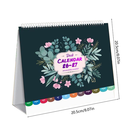 Dmlowu 2026 Desk Calendar - 8x10 inch Desk Calendar 2026-2027, 12 Months Desk Calendar Runs From January 2026 To December 2026, Exquisite Desk Calendar 2026 Z-A