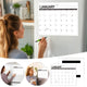 Tyidzon Magnetic Calendar for Refrigerator 2026-2027, 12x10" 18 Month Runs Monthly Fridge Calendar Magnet from Jan 2026 to Jun 2027 for Home School Office C