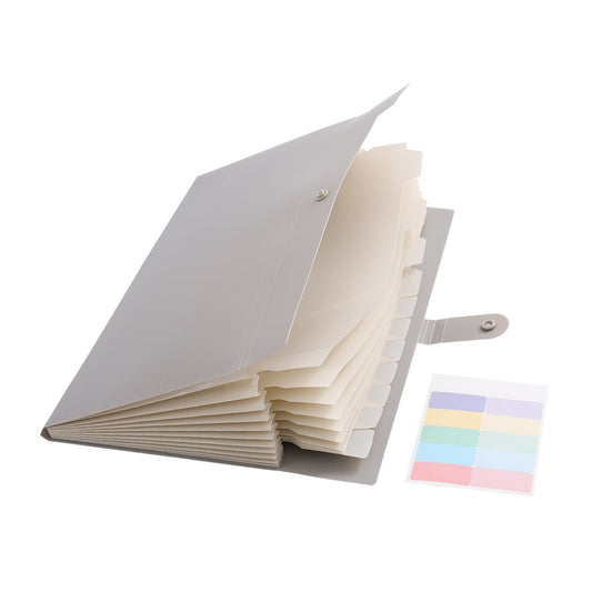 LGCASL Expanding File Organizer with 8/12 Pockets Accordion File Folders with Labels Portable Document Paper Bill Receipt Organizer Home College Schǒ-ǒl Letter Size eight D