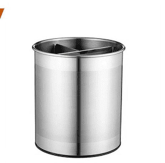 JWDX Storage Containers Clearance! Kitchen Living Room Storage Bucket Household Stainless Steel Lidless Rotating Partition Storage Bucket Desktop Storage Bucket, Include A Storage Bucket Grey