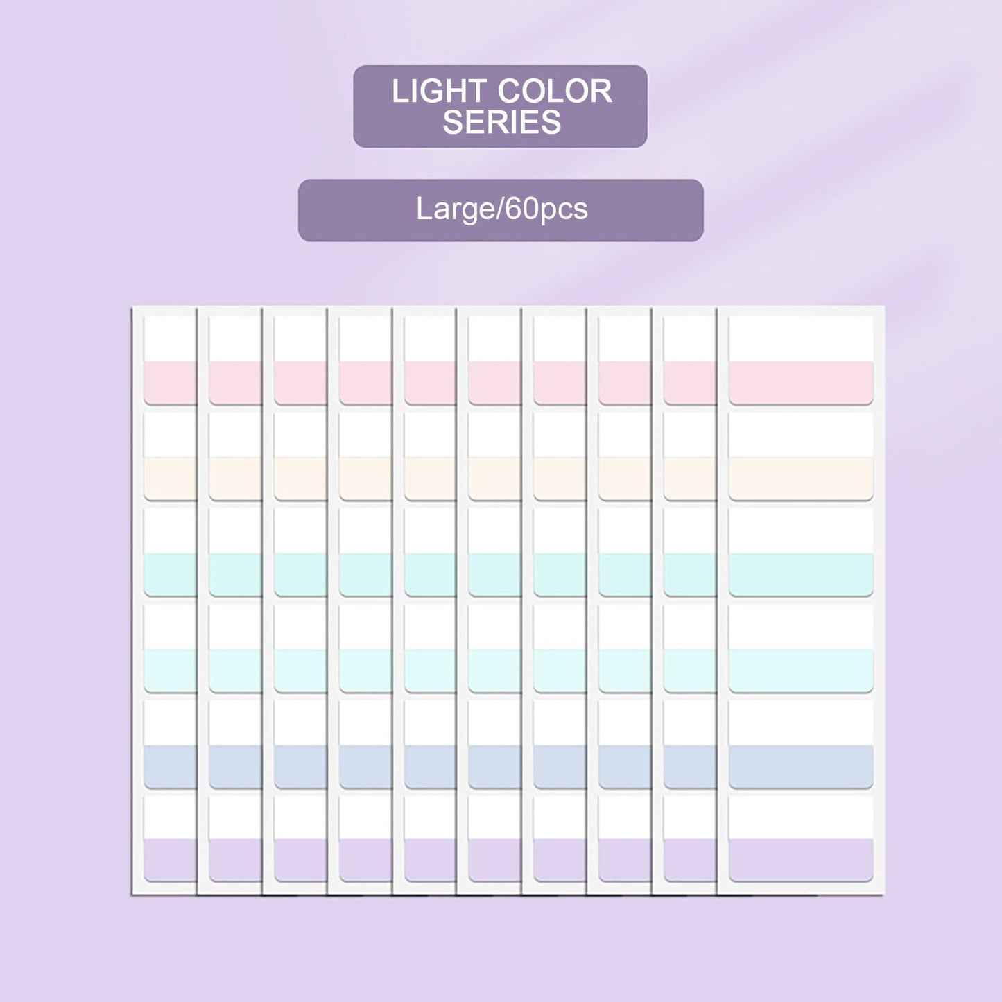 Clearance Back to School Supplies,Classroom Supplies! JWDX Large Size Label Sticker, Stickers Labels Stickers Convenience Stickers Marking Paper Color Stickers (Include: 1 Pack of Sticky Notes) A