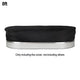 4Ft/6Ft/8Ft Bathtub Cover Pool Hot Tub Cover Oval Reservoir Ice Bath Cover Tank Cover Oxford Cloth Waterproof Tank Pool Cover 8Ft 8'