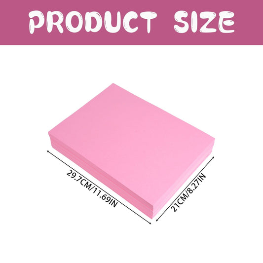 100Pcs Copy Printer Paper,8.5 x 11 Pink Letter Size Copy Paper, 100 Sheets Printing Paper for Documents Writing, Drawing, Smooth, Colored Paper Letter Size for Printer, Arts & Crafts, DIY Pink
