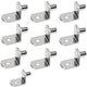 20 Pcs Shelf Support Peg,L Shaped Metal Shelf Peg With Hole,6 Mm Cabinet Shelf Bracket Peg,L-Shaped Plated Shelf Pins Holders for Bookcase Kitchen Closet Shelf Shelves Furniture Cabinet 20PCS