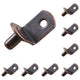 20 Pcs Shelf Support Peg,L Shaped Metal Shelf Peg With Hole,6 Mm Cabinet Shelf Bracket Peg,L-Shaped Plated Shelf Pins Holders for Bookcase Kitchen Closet Shelf Shelves Furniture Cabinet,20PCS C