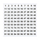 1 Inch Round Number Stickers,1-100 Multi-Color Self-Adhesive Labels for Mailbox,Scrapbook,and DIY Crafts,Easy to Peel and Stick on Various Surfaces,Durable Paper Material for Long-Lasting Use White