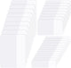 Sticky notes - Page markers - Index tabs - Sticky notes - Bookmarks - Transparent - Tabs - Office supplies - School supplies - Study - Writable - Notebooks - Agenda refill - White - 12 pieces