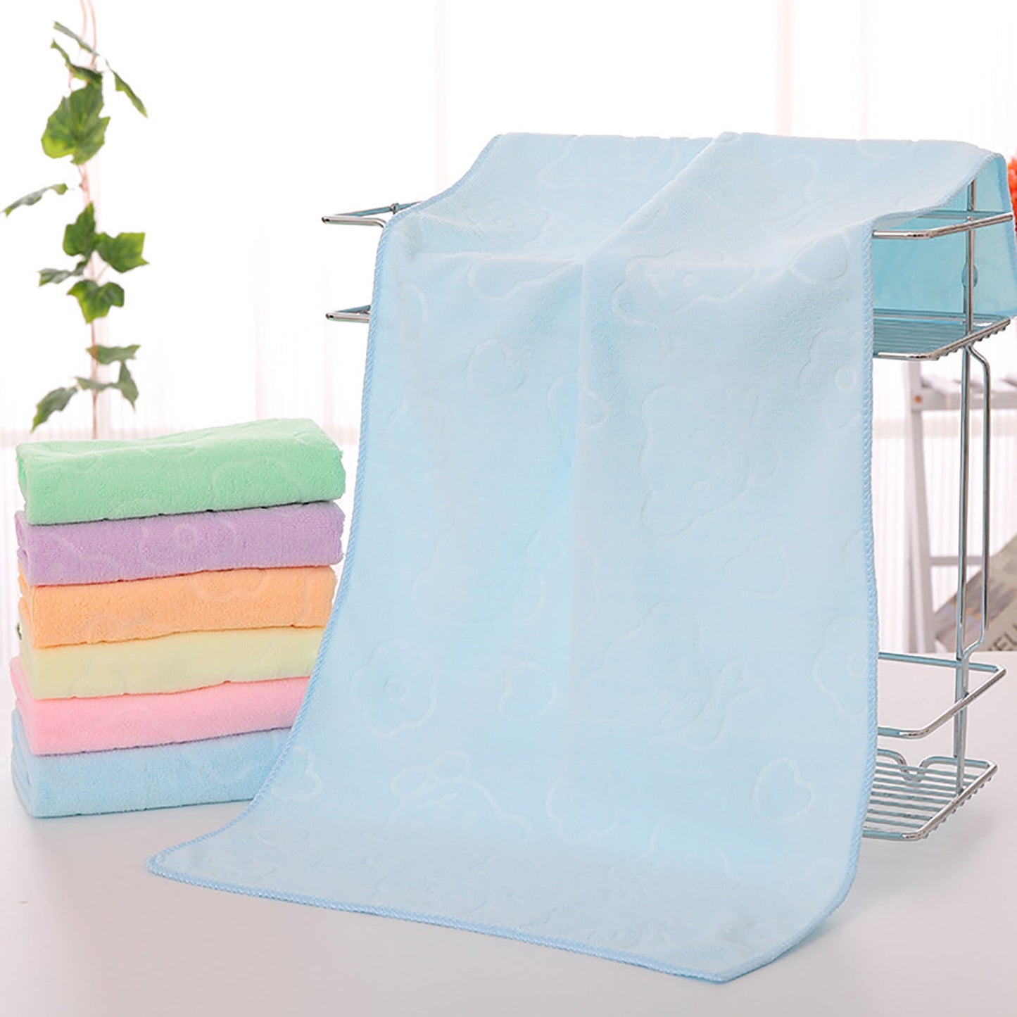 Bath Towels 3 Pack Cotton Bathroom Set,Contains a Bath Towels 28*56",a Hand Towels 12*12",a Face Towels 12*28",Soft Compact & Lightweight,for Gym Camp Beach and Daily Use Orange