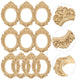 WHAMVOX 10 Pcs Golden Photo Frame Mini Vintage Picture Frames Antique