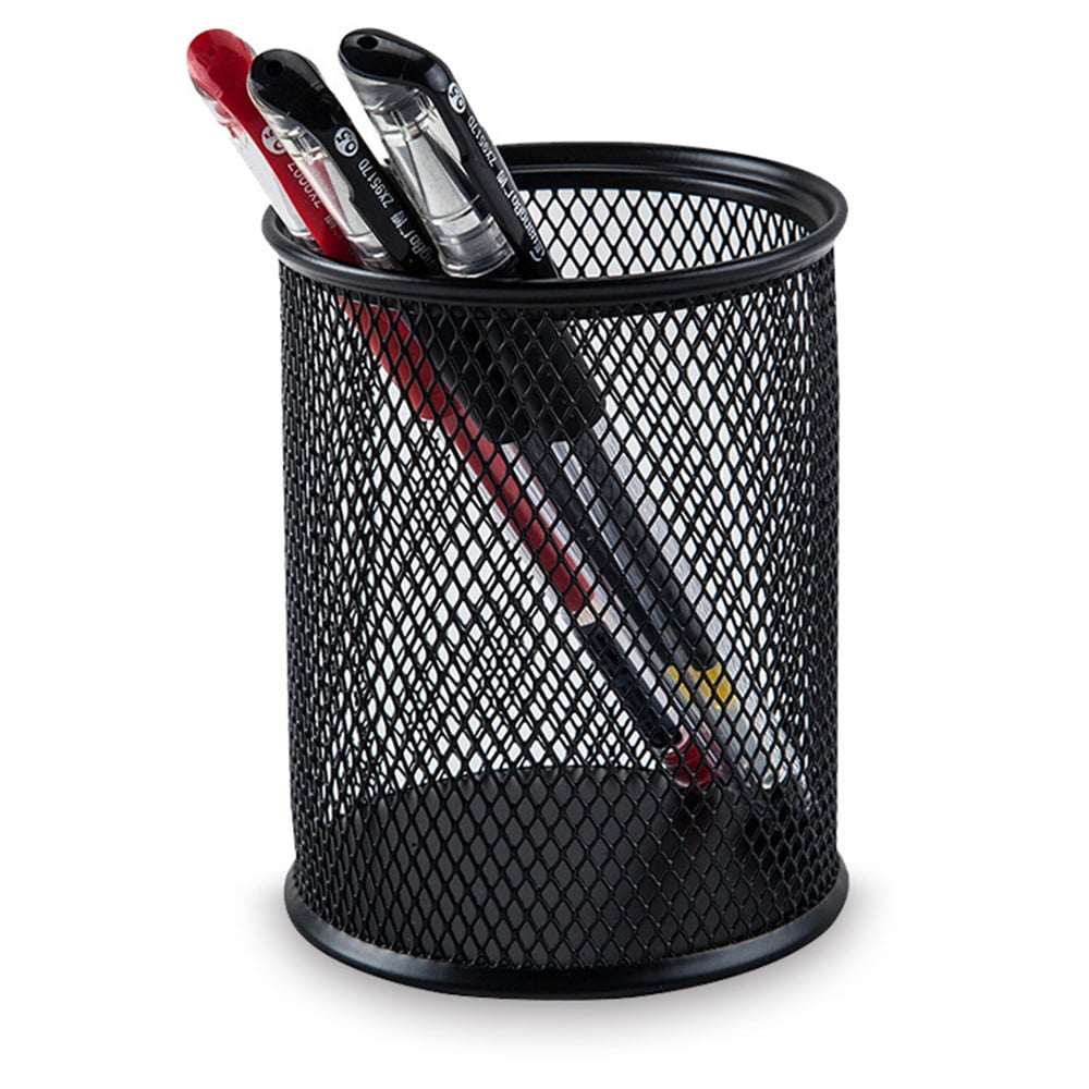 Pen Holder Mesh Pencil Holder Metal Pencil Holders Pen Organizer for Desk Office Pencil Holders, Back to Sch-ool Supplies B
