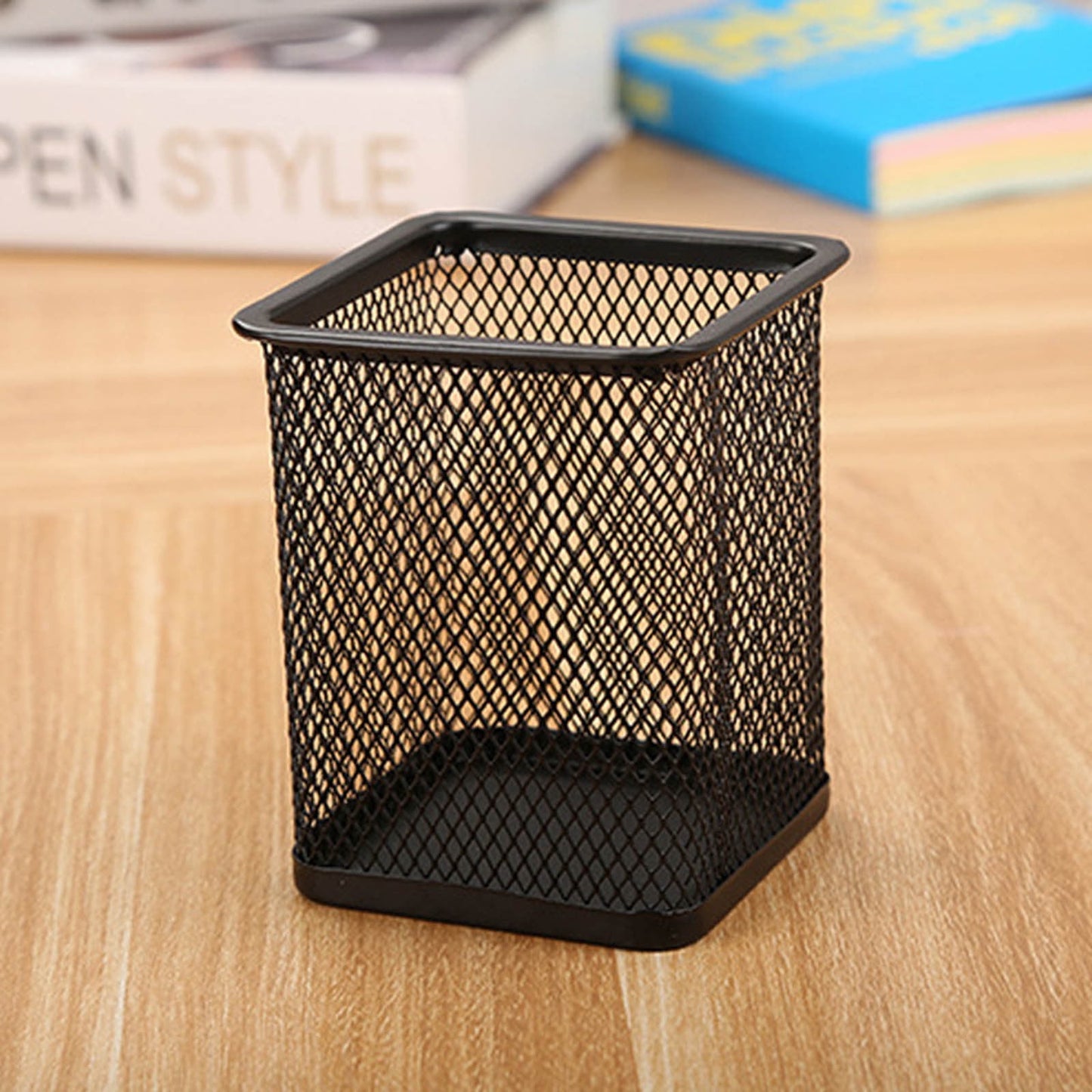 Pen Holder Mesh Pencil Holder Metal Pencil Holders Pen Organizer for Desk Office Pencil Holders, Back to Sch-ool Supplies C