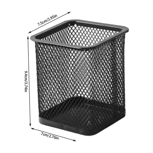 Pen Holder Mesh Pencil Holder Metal Pencil Holders Pen Organizer for Desk Office Pencil Holders, Back to Sch-ool Supplies D