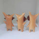 3 pcs Anime Statue Wood Statue Decoration Resin Handwork Family Game Lovers Cute Kids Room or Gamming Room